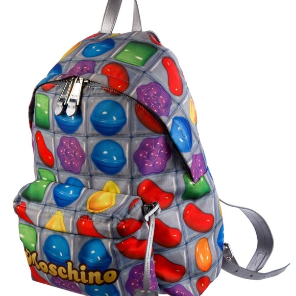 Moschino Nylon Candy Crush Backpack - Picture 3 of 16